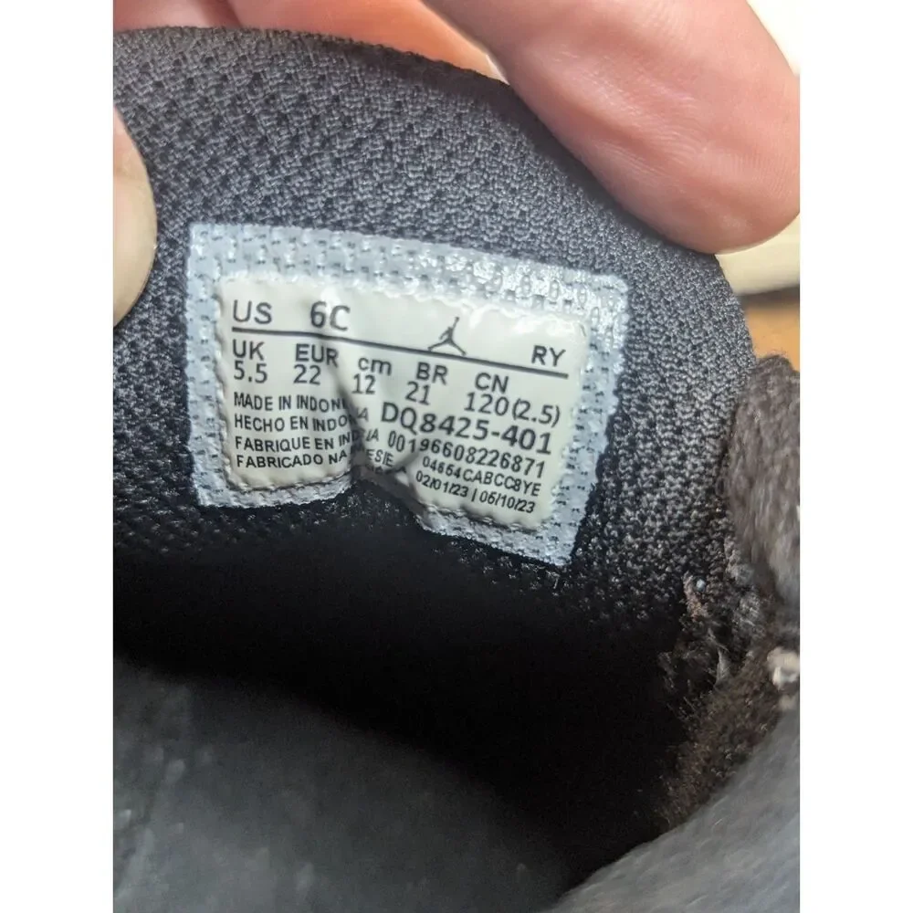 Four Nike Air Jordan Toddler Sized 6C Shoes